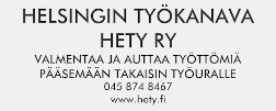 HELSINGIN TYÖKANAVA HETY RY logo